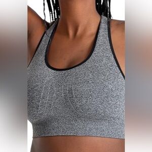 NWT Truekind Seamless Heather Gray Sports Bra-Sz XL